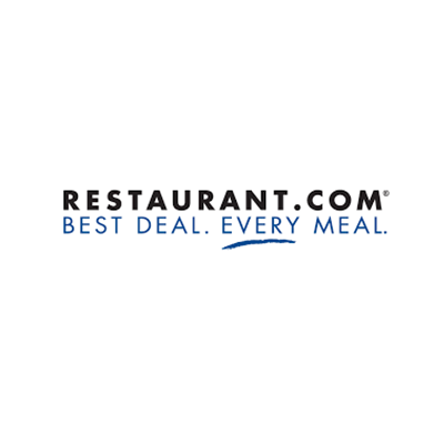 Restaurant.com Best Deal. Every Meal. Logo